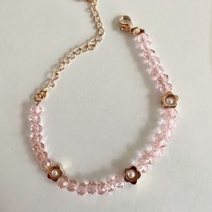 Pretty U Pink Dainty Bracelet Handmade